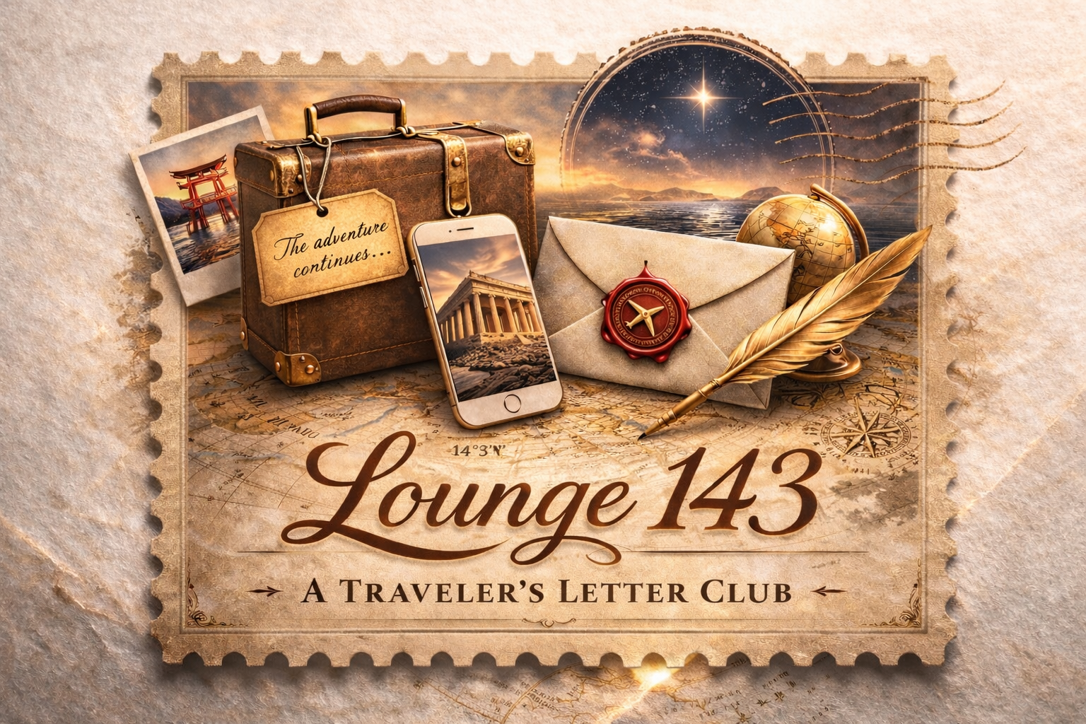 143 Letters Lounge 143: A Traveler's Letter Club – ︎ Lounge 143